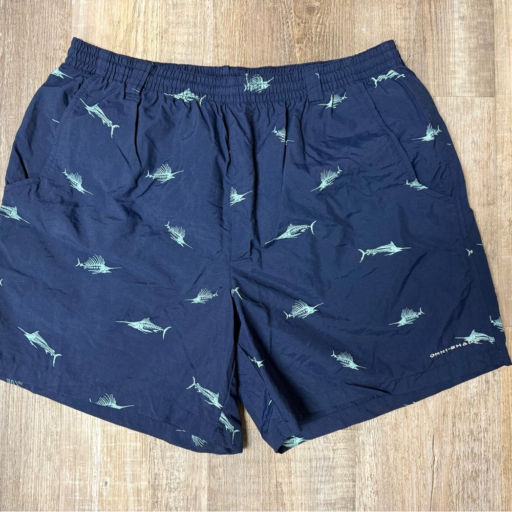 Columbia PFG Men's Navy Swim Shorts